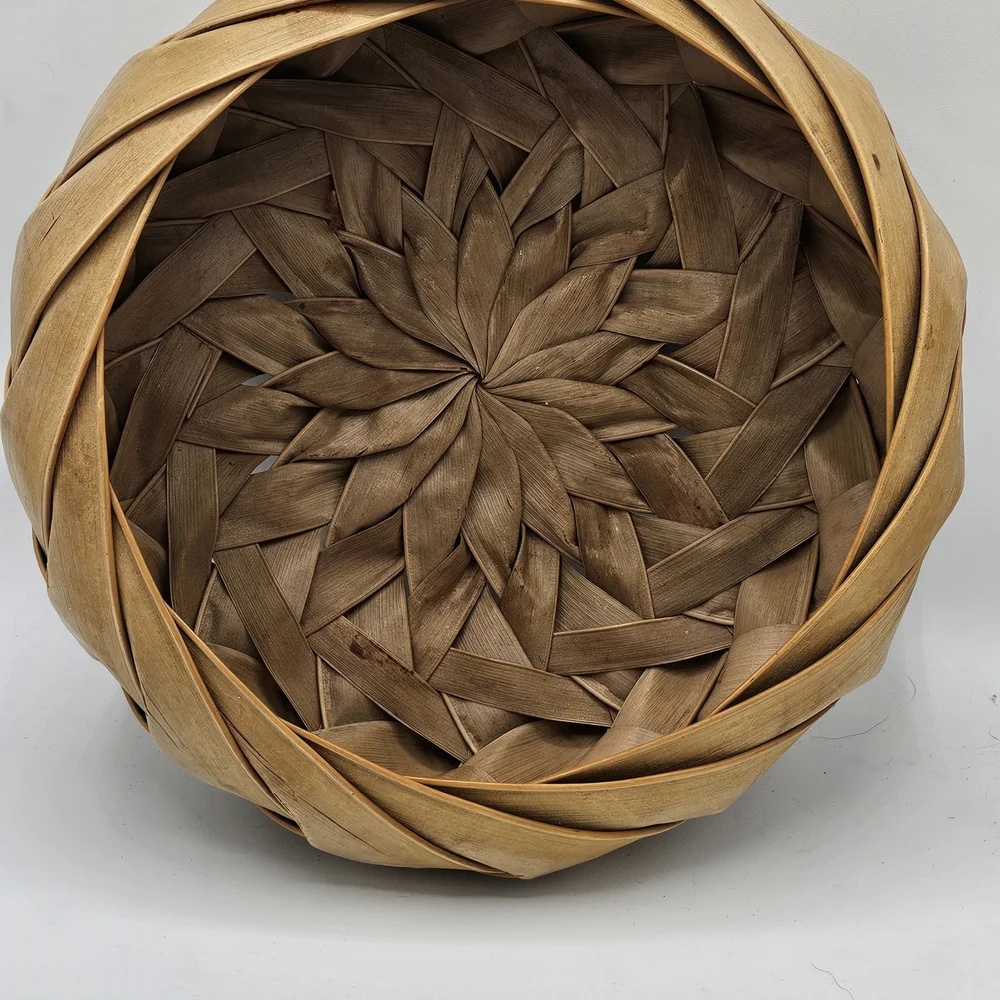 Handwoven Palm Leaf Basket
